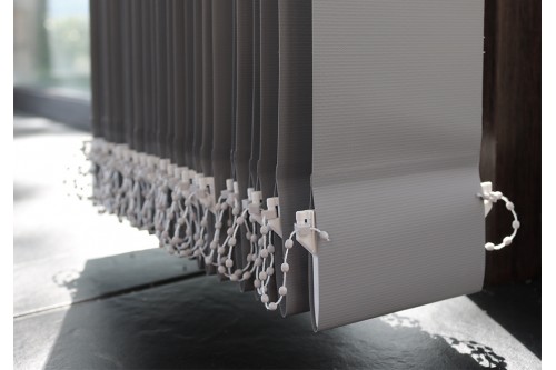 Estore Vertical 127mm em Tecido Liso Blackout Premium Estore Vertical 127mm em Tecido Liso Blackout Premium