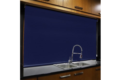 Estore de Rolo em Tecido Liso Blackout Económico Light Estore de Rolo em Tecido Liso Blackout Económico Light