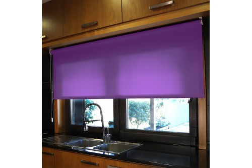 Estore de Rolo em Tecido Liso Translúcido Premium Estore de Rolo em Tecido Liso Translúcido Premium