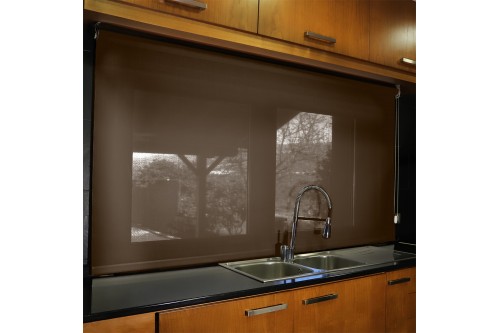 Estore de Rolo em Tecido Screen Translúcido Natural Estore de Rolo em Tecido Screen Translúcido Natural