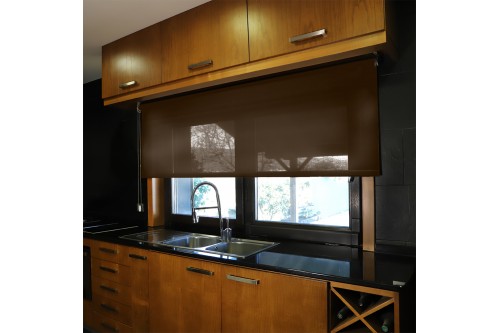 Estore de Rolo em Tecido Screen Translúcido Natural Estore de Rolo em Tecido Screen Translúcido Natural