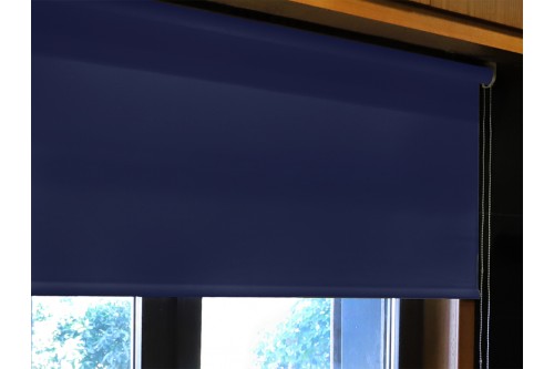 Estore de Rolo em Tecido Liso Blackout Económico Light Estore de Rolo em Tecido Liso Blackout Económico Light